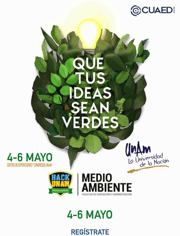 cuaedunam's tweet photo. ¿Qué puede hacer una #app por el #MedioAmbiente? > https://t.co/s4ML8PBLWP
#HackUNAM espacio para desarrollar #apps > @UNAM_Mobile https://t.co/3W7vXwdX7W