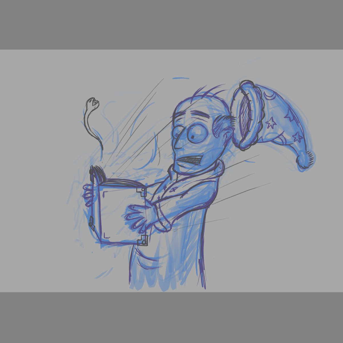 NuttyFilms's tweet photo. Daily Drawing 634 - Power (Rough) #Daily #drawing #scribbles #illustration #cartoons #charicature #design #character #magic #wizard #redo https://t.co/md3XRYGHMd