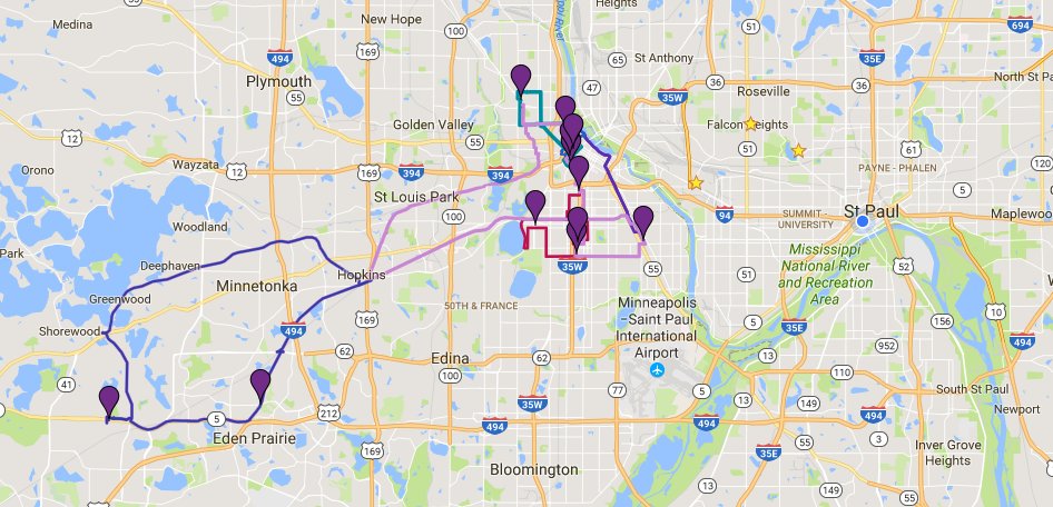 Seeing some Prince-related landmarks this weekend? Our friends at #30daysofbiking mapped out some bike routes: bddy.me/2pX50qv