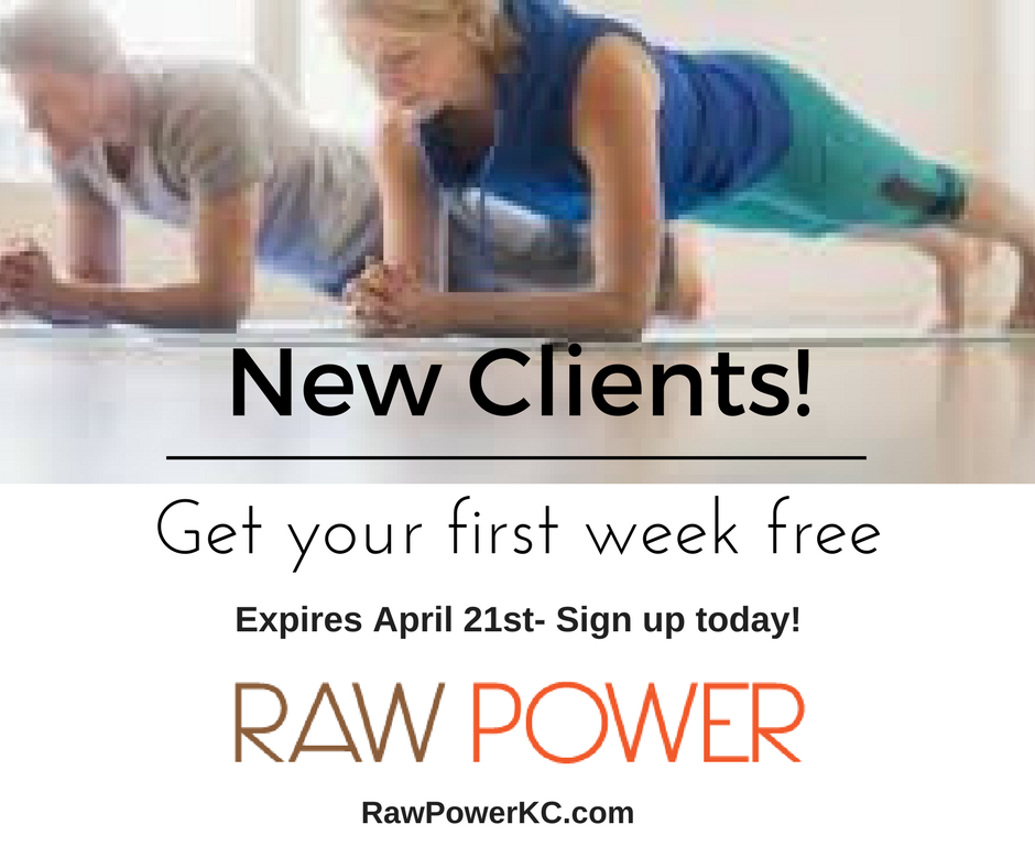 RawPowerKC's tweet image. Don't miss our special offer for new clients- sign up by Friday! #amazingdeal #firstweekfree #rawpowerkc