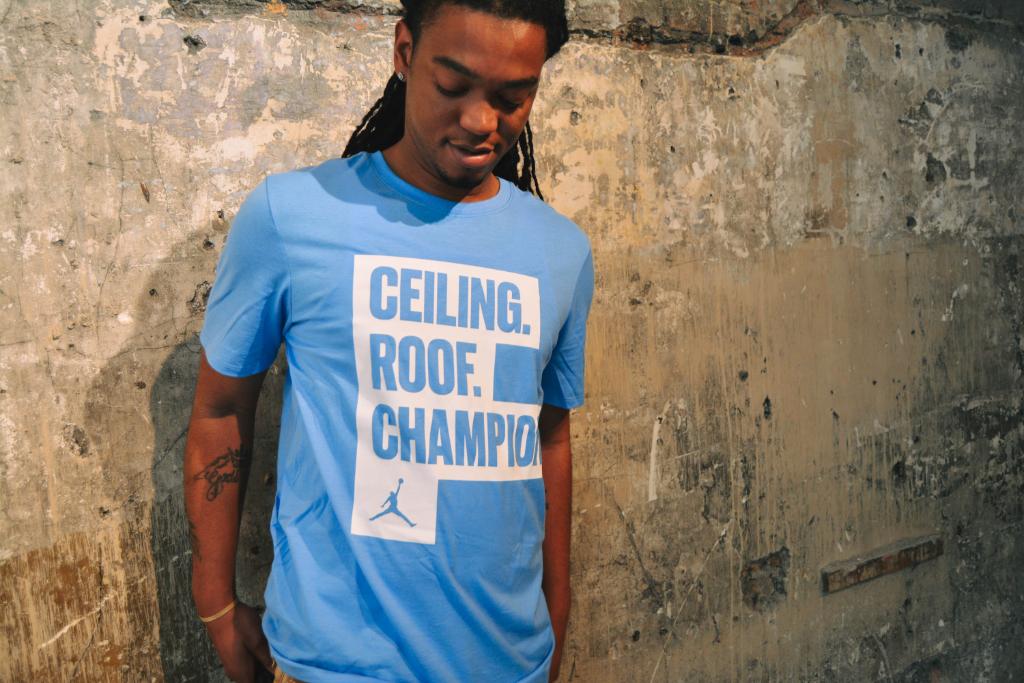 ceiling roof champion jordan shirt