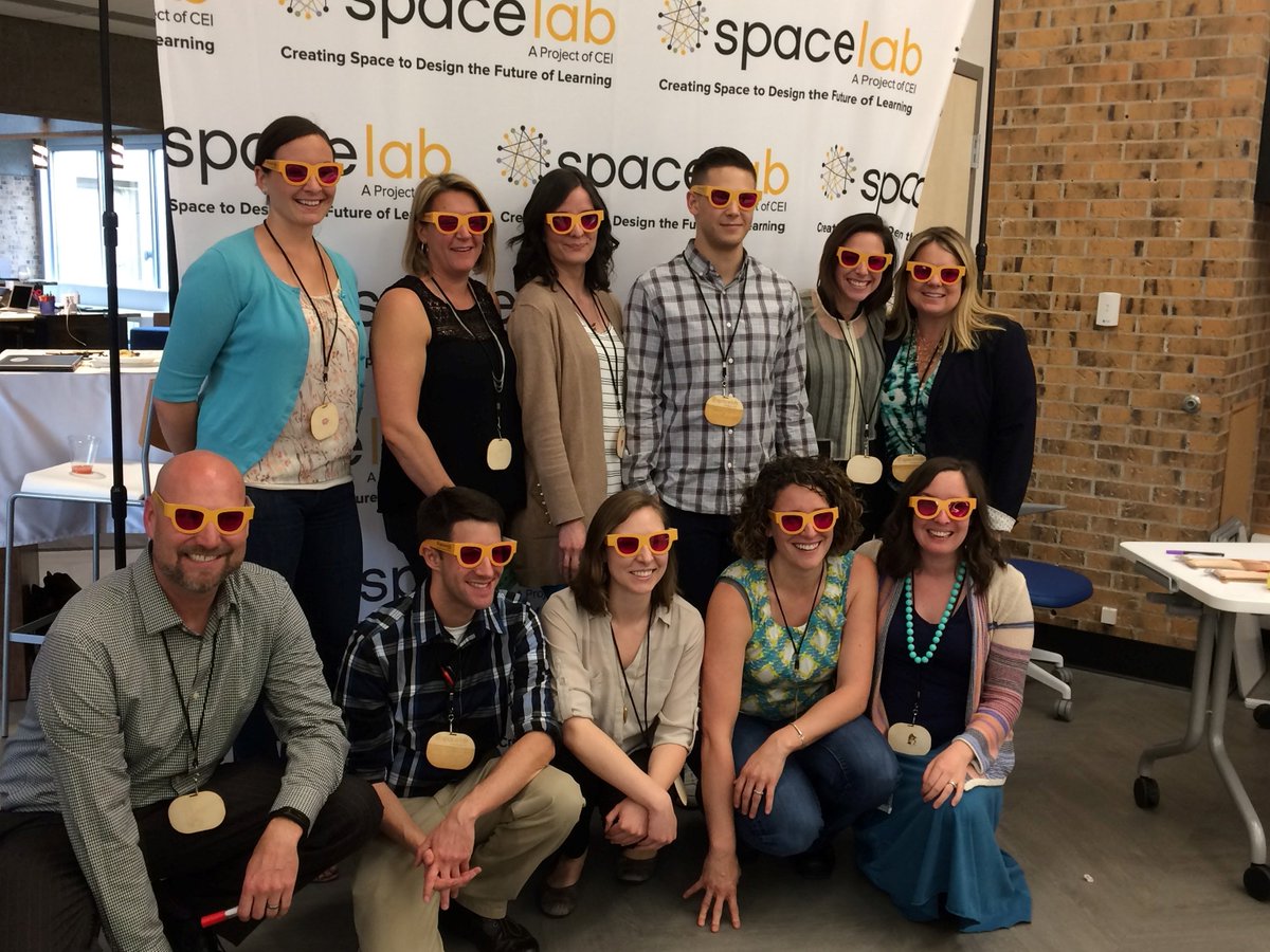 SpaceLabCO's tweet photo. Parting, looking through rose-colored glasses...of HOPE! So much was learned &amp; accomplished. Thanks #SpaceLabCo @gridimpact @edinitiativeco https://t.co/NGEw5n24GW