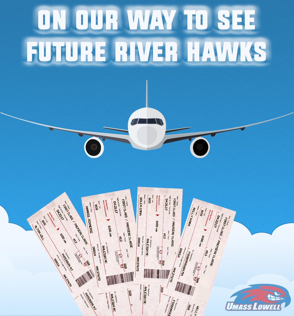 RiverHawkWBB's tweet photo. Staff is on the road again this weekend!! Check the tickets to see where we are headed ✈️🚙🏀 https://t.co/y1Qeb7RFVm