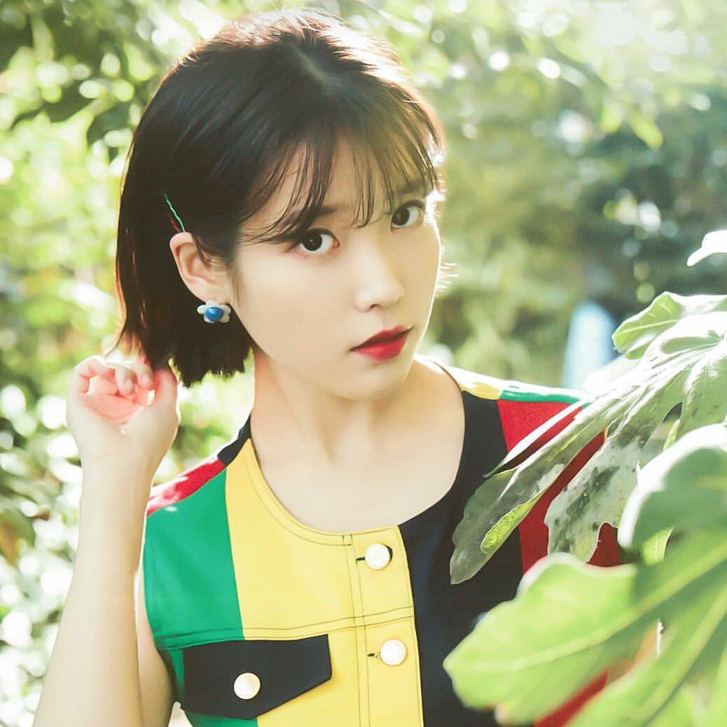 ぽぽ とても痩せてショートにしてとても可愛くなった韓国人気ナンバーワンアイドル スジとiu