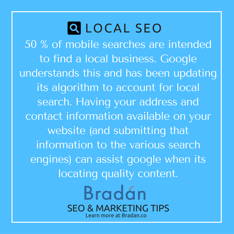 bradan_co's tweet photo. Don't forget to focus on local SEO! #SEO #MarketingTips https://t.co/8jqlRCdfHK