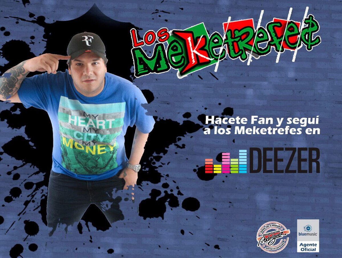 moucumbia's tweet photo. Seguinos en deezer y hacete fan de los meketrefes en deezer gracias @bluemusicpy 
Ingresa aquí 👇🏻👇🏻👇🏻👇🏻👇🏻
https://t.co/KZhkODctRY https://t.co/HC80FGcRuy