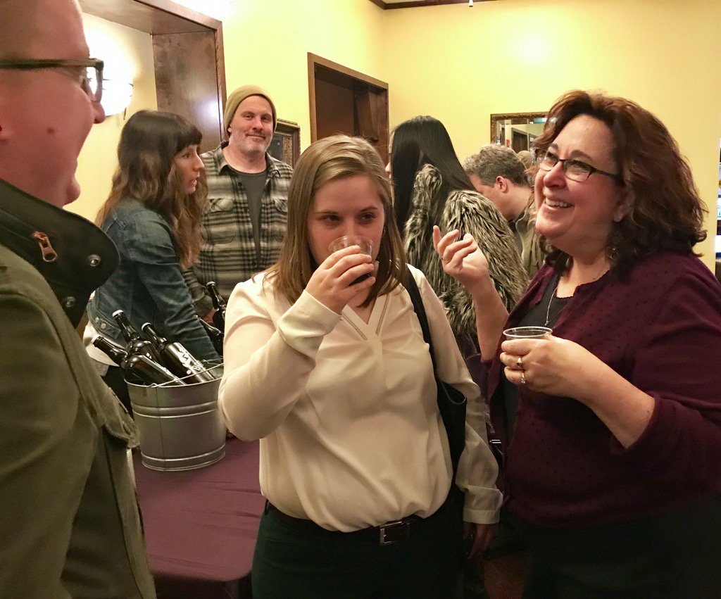 ParkSquare's tweet photo. @bangbrewing is here for a beer tasting #PSTWATSON https://t.co/ffBrPfOUSA