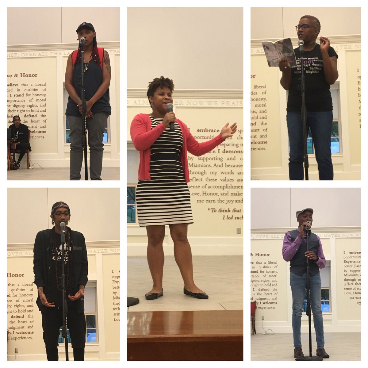 MobilizingAnger's tweet photo. Beautiful souls gracing the stage #MobilizingAnger #TruthSpeaks #WeStand4Justice https://t.co/3gLSoxACEp