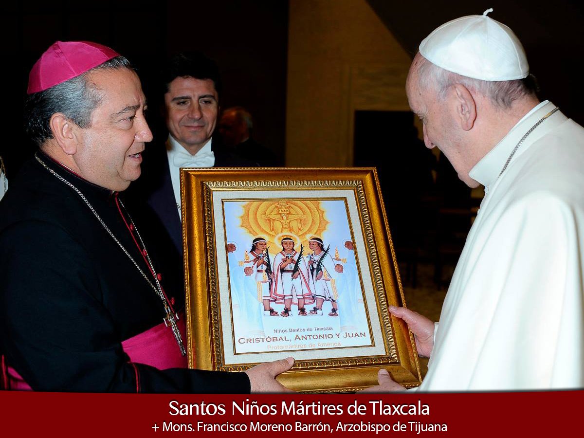 Hoy el Papa Francisco anunció que el 15 de octubre de 2017 canonizará a los Niños Mártires de Tlaxcala... bit.ly/2oweMi9