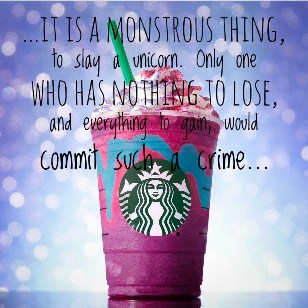 em_slat's tweet photo. Who knew Voldemort was so basic? #unicornfrappuccino #fraplife #livefraplove #harrypotter #starbucks https://t.co/GwgK2LSIUj