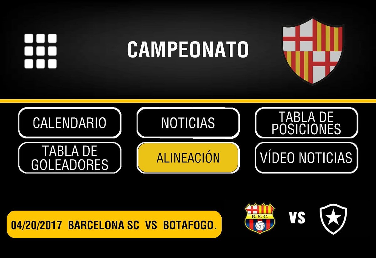 AppBSC's tweet photo. ¡Listo el 11 del profe Almada! Revisa ahora en el App Oficial quiénes iniciarán en el partido de hoy Vs Botafogo, por la #CopaLibertadores. https://t.co/PZ3PohRfyN
