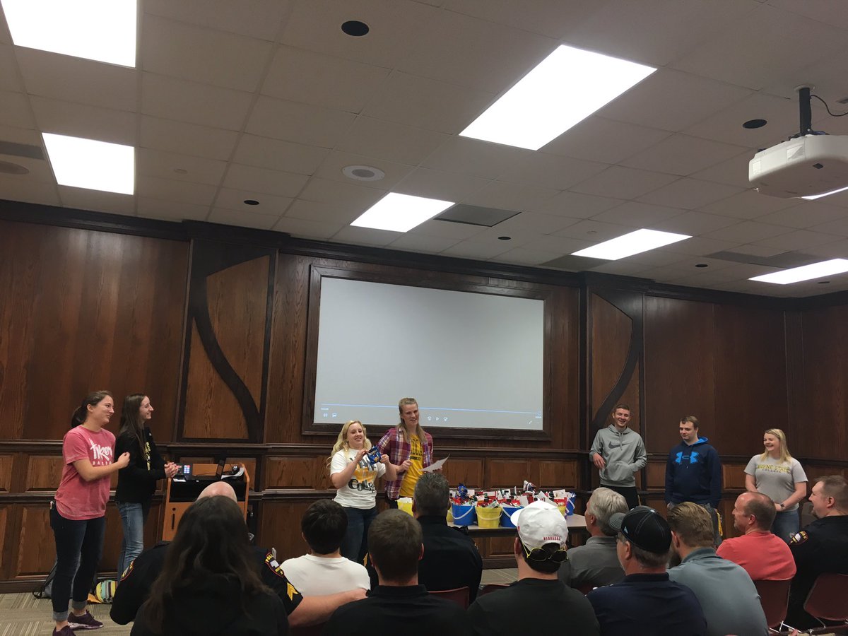 WaynePoliceDept's tweet photo. Huge thanks to the WALK group at @waynestcollege for the support shown not only for Wayne PD officers but @wscsecurity as well! https://t.co/uz5mvXLeAp