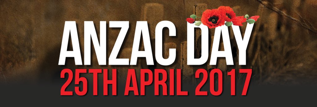 BigDayOutMate's tweet photo. A massive day approaches, #AnzacDay #lestweforget we will always remember &amp; be forever grateful https://t.co/MsJrbuYOd5