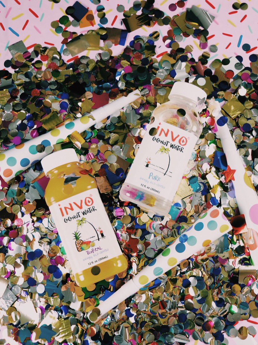 invococonut's tweet image. It’s not a party until INVO arrives! Celebrate any occasion with a delicious bottle of INVO Coconut Water! #INVOFresh