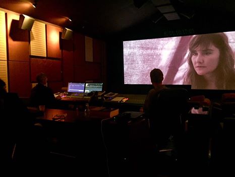 MusicandEffects's tweet image. Doron's in the studio #mixing short film, Blue Games with director, Eugenie Muggleton and sound designers, Niels Gabriels and Troy Mauri.