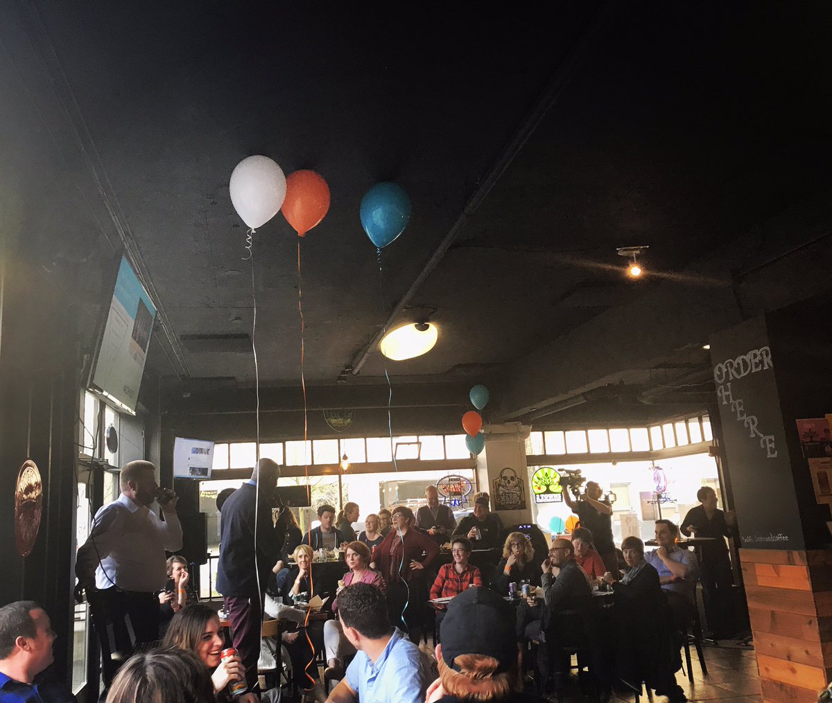 awchristensen's tweet photo. Excited to be at @movetotacoma's Adult Civics Happy Hour with @erikhanberg + @nate_bowling! Gettin' schooled. #ACHH253 #MoveToTacoma https://t.co/26c0TCc2Rl