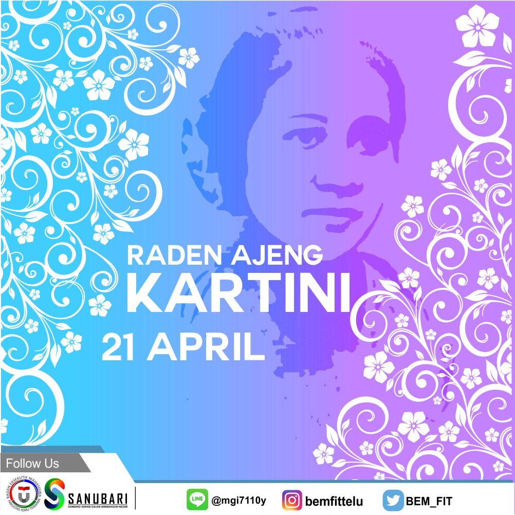 Selamat Hari Kartini kepada seluruh perempuan hebat di FIT

#harikartini 
#bemfittel-u
#kabinetsanubari
#vokasibangunnegeri