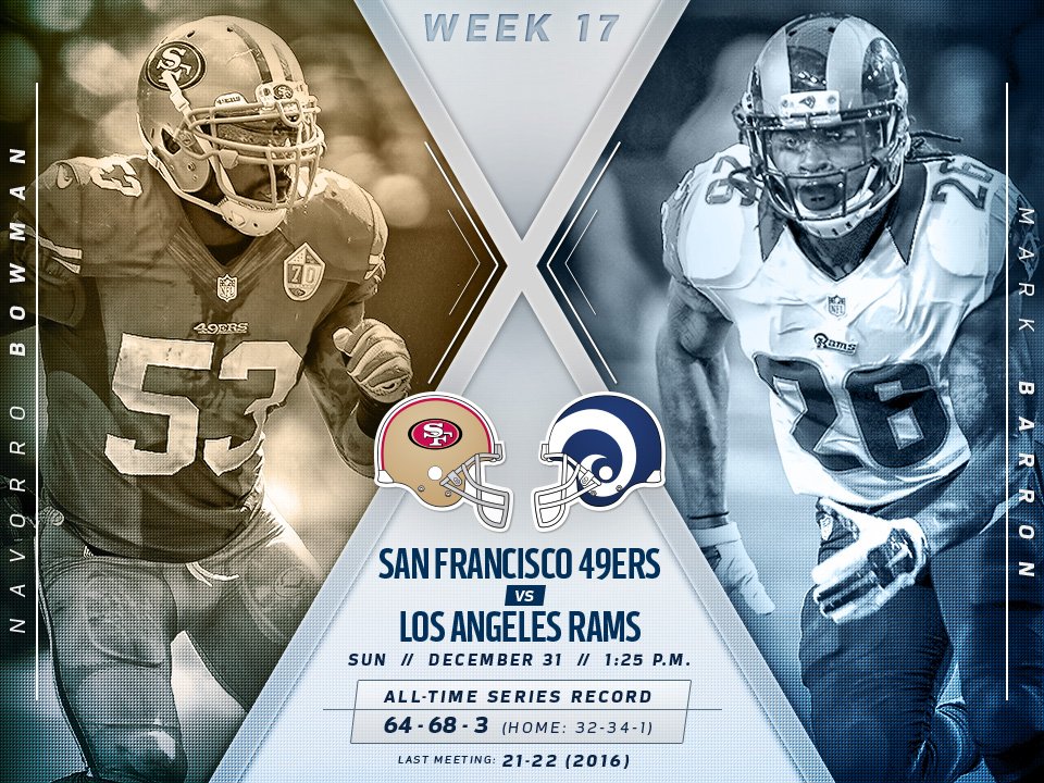 RamsNFL's tweet photo. Get the series history of each 2017 opponent

#Rams Matchups 📷 » https://t.co/I7K6je90Og https://t.co/pDqRwF2k8f