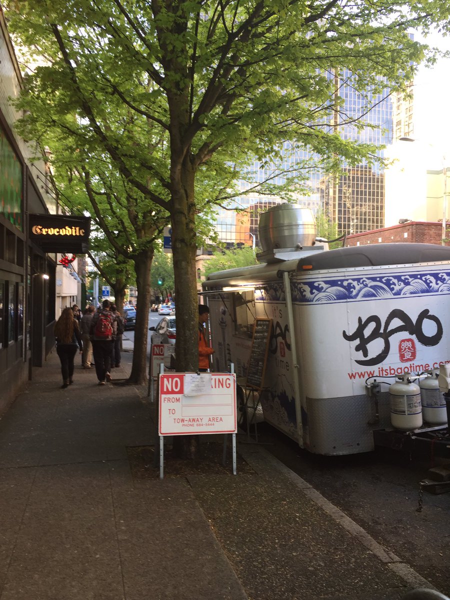 Come Take a Bao at the crocodile tonight! We're here on 2nd and Blanchard until we sell out!