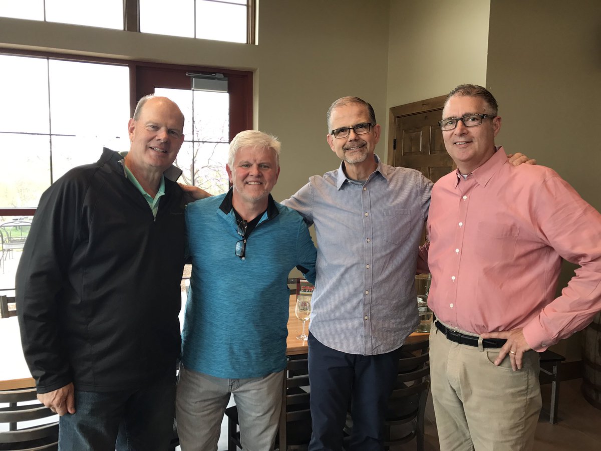 So fun to hang with these guys for a bit tonight! Celebrating Dave! #legends <a href="/kurtgriebel/">Kurt Griebel</a>