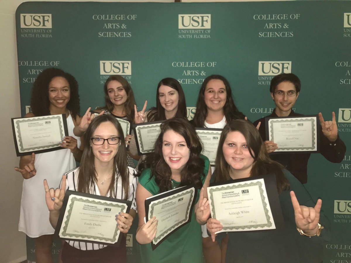 Our members at the <a href="/USF_ZSAMC/">USF Zimmerman School</a> banquet tonight! Congratulations everyone!