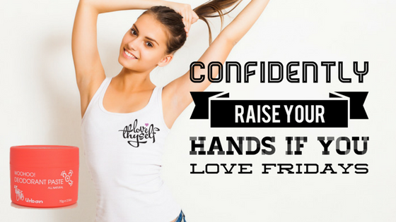 lovethyselfaus's tweet photo. Do you have a smooth and even underarm? Well, then confidently raise your hands if you love Fridays! #AllnaturalDeodorant #LoveThySelfAus https://t.co/VIckBzoBF9