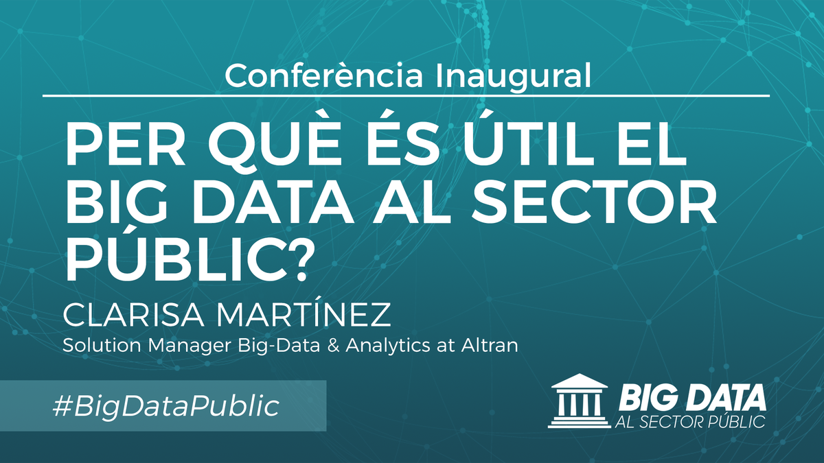iopendatabcn's tweet photo. Accedeix a la #crònica de la conferència inaugural de la jornada! https://t.co/Oa5KYWA64U @altran_es  #BigDataPublic https://t.co/846VERnG5C