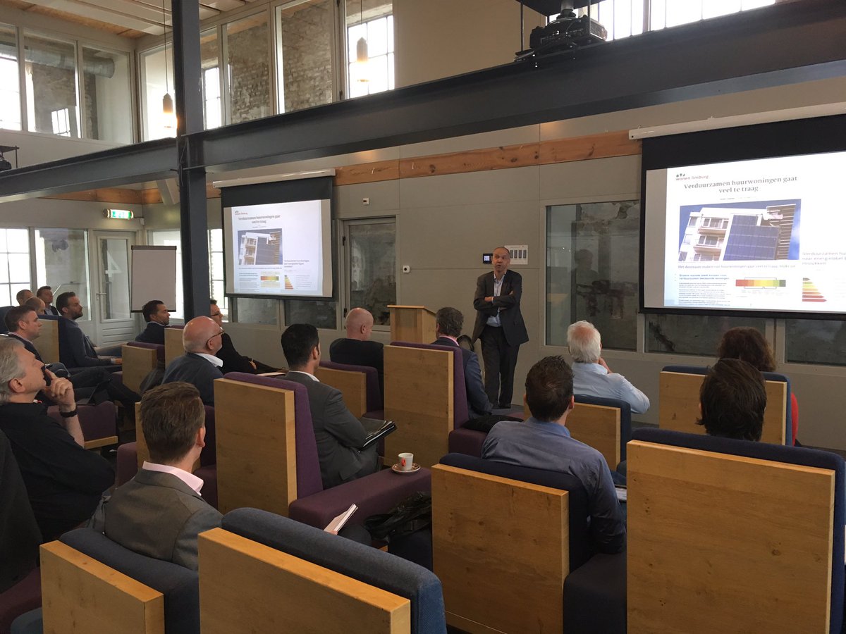 MikelSegers's tweet photo. Kick-off voor onze energieprojecten 2017-2020. #ambitie #4000 woningen #tevredenhuurders @wonenlimburg https://t.co/3yPPl6IJGG