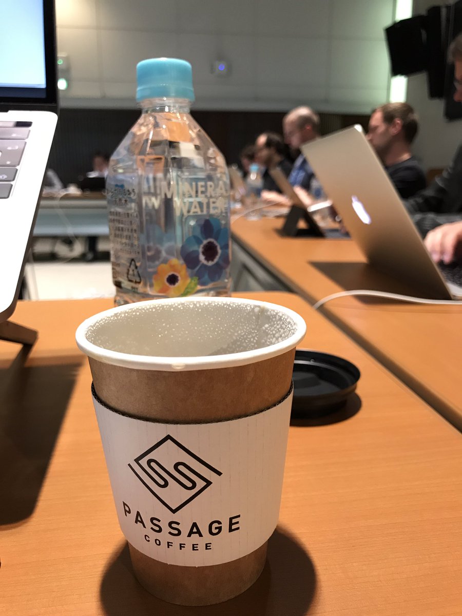 rachelandrew's tweet image. The #csswg in Tokyo. Powered by Passage Coffee.