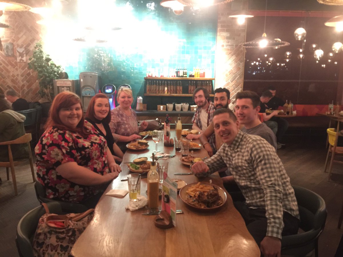 Thanks for the send off last night! 
Aneil, Jennie, Jacob, Liliya, Rachel, James. A strong team. Great people! 
Will miss you all for sure👍🏻