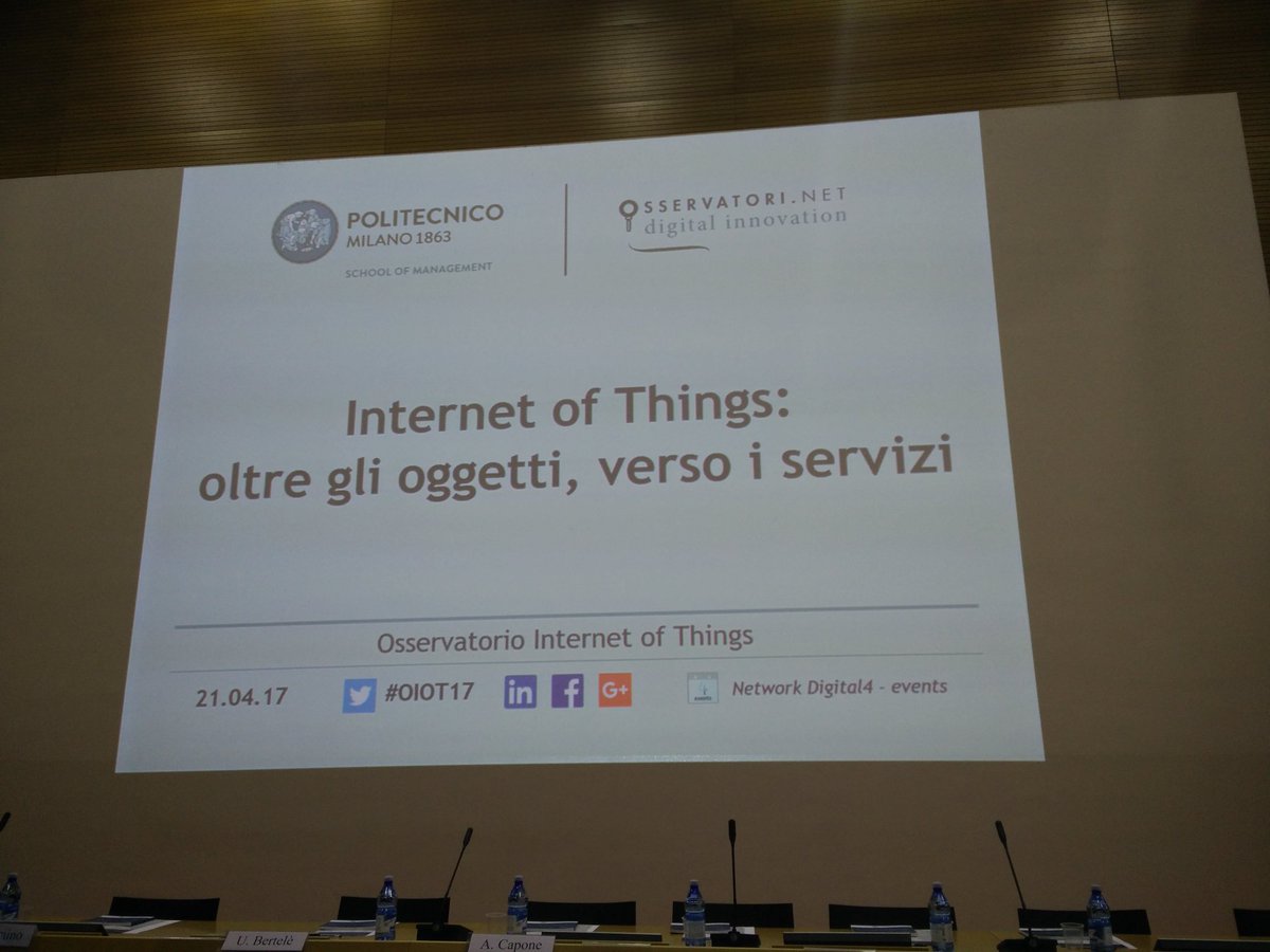 All ready for the conference on IoT