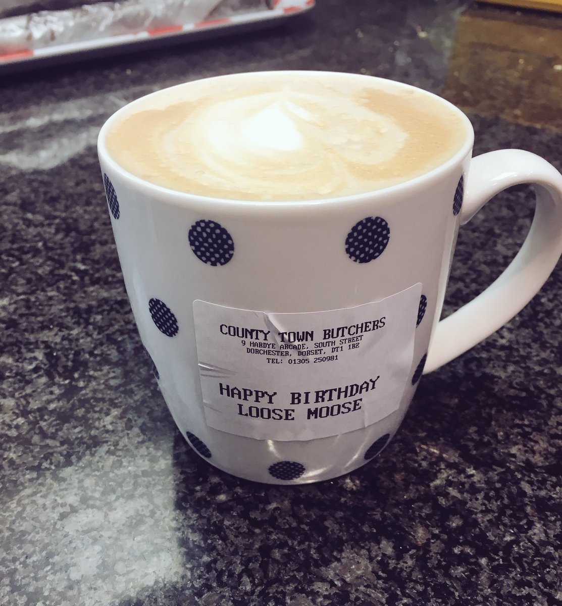 Feeling the birthday love already from the lovely Stuart at County Town Butchers 💕#local #Dorchester #dorsethour