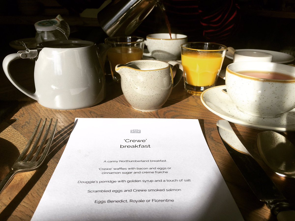 Lord_Crewe_Arms's tweet photo. Morning #Northumberland! Breakfast time #CreweStyling https://t.co/FhRsnInP1i https://t.co/Ho9PE80WhY