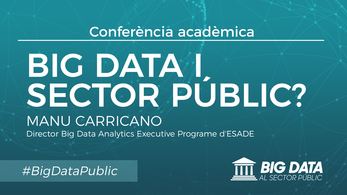 iopendatabcn's tweet photo. Accedeix a la #crònica de la conferència acadèmica amb @mcarricano https://t.co/YL9ILay5W4 @ESADEAlumni #BigDataPublic https://t.co/QuBlOhwnq7