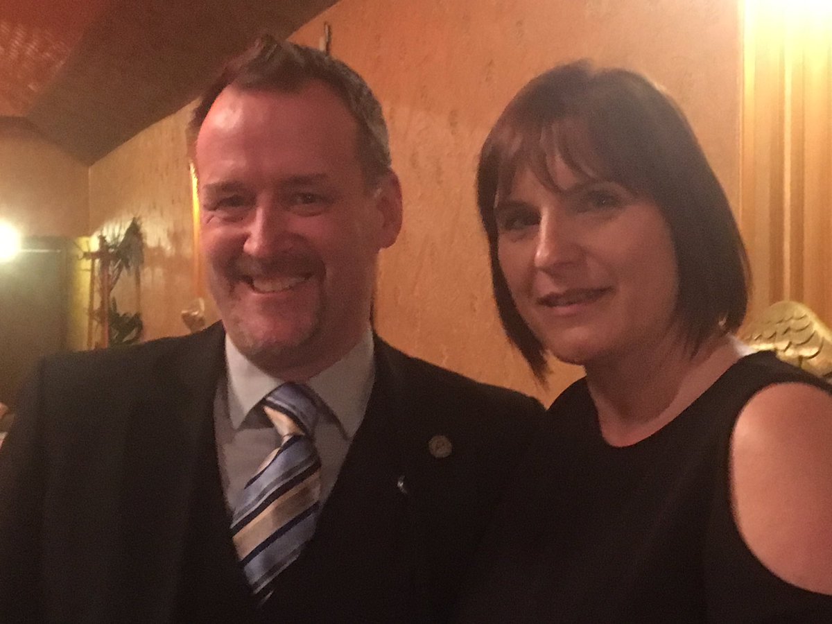 TracyHiggs's tweet photo. Ted and I last night #amazingpeople #amazing venue #perfectaudience @StockportPlaza1 💖 https://t.co/E6qnbB8PwZ
