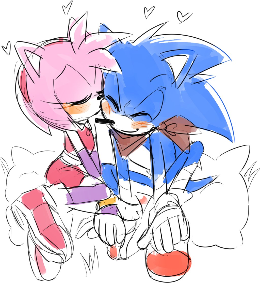 Trueloveheart94 on X: @SonamyBoom the best SonAmy kiss ever, made