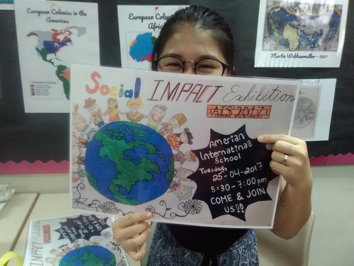 SuperMsKaufman's tweet photo. Ss crafted great advertisements for our showcase on Tuesday. Somehow they misspelled the name if the school... Twice https://t.co/uIcmD8D7ue