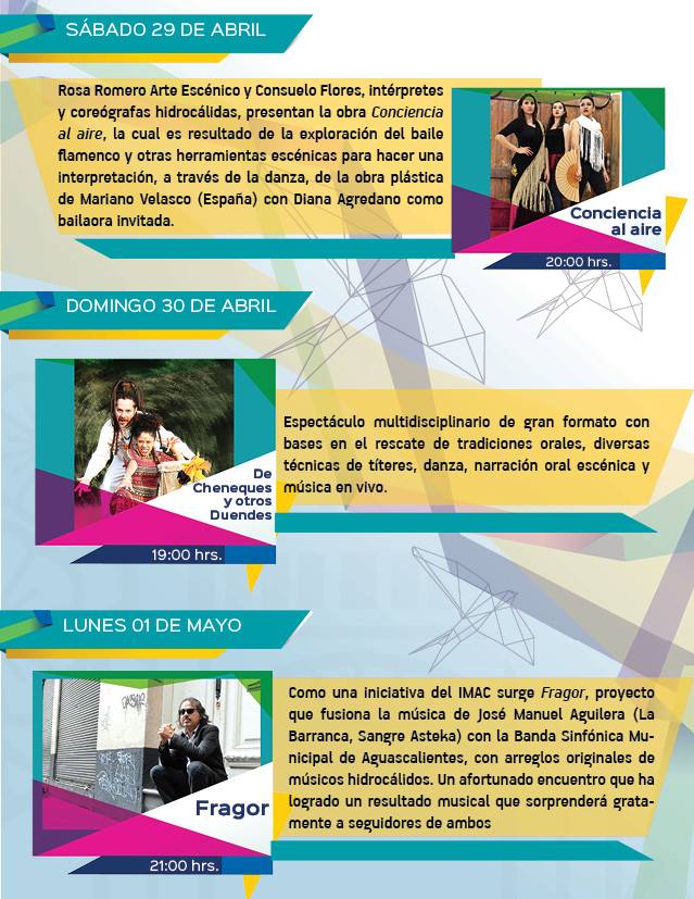 labarranca's tweet photo. El próximo 1o. de mayo @JMAguileramx regresa a #Aguascalientes presentando #Fragor en el  #CorredorCarranza cortesía de @imac_ags https://t.co/7rccORxesp