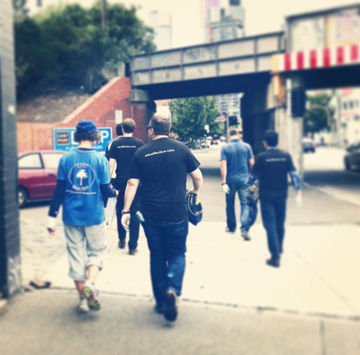 BeCollective_'s tweet image. That time the team #volunteered for #LoveOurStreets and looked like we were about to drop the best indie rock album of 2017 #inspiregoodwill