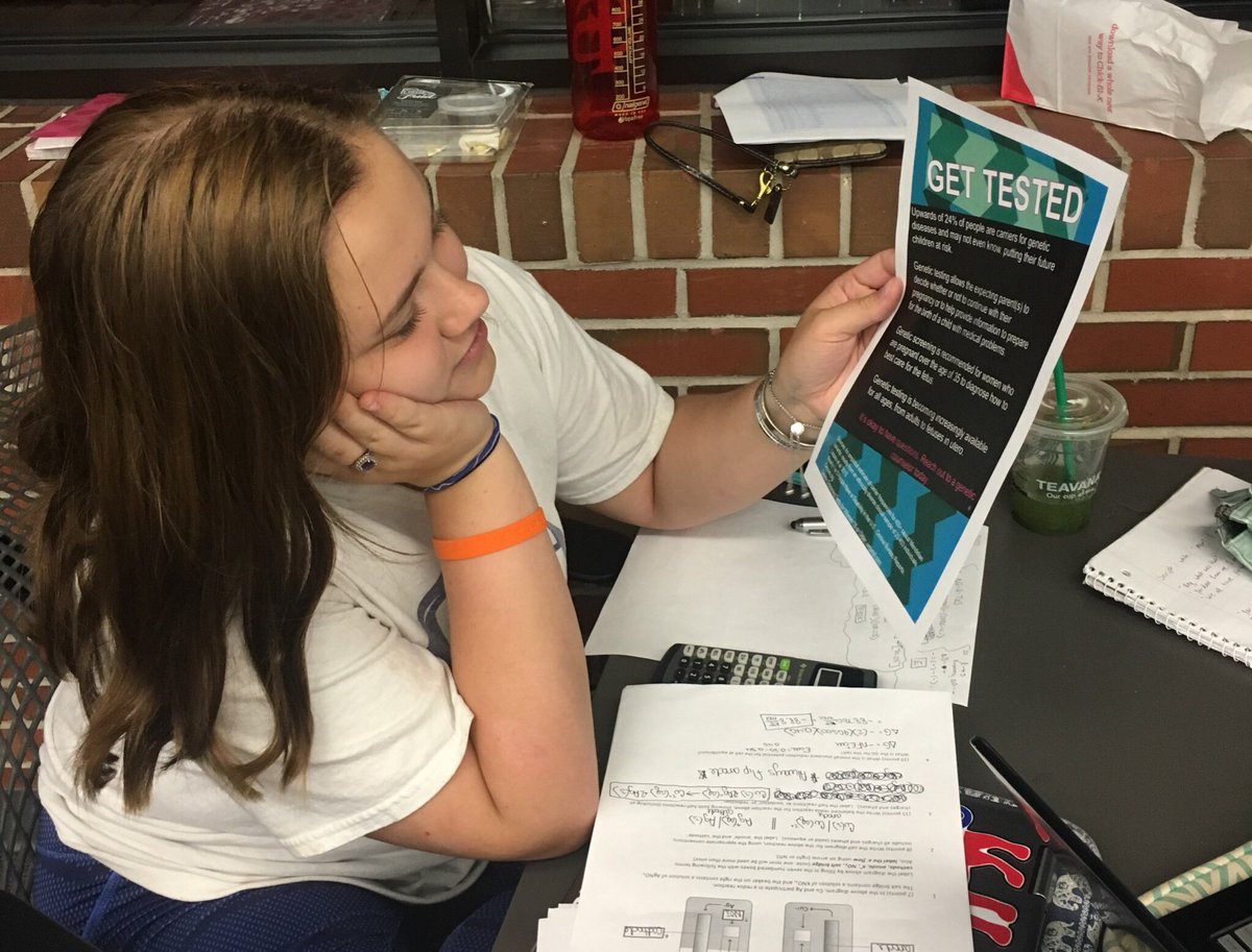 genetics_enc's tweet photo. Interacting with the poster! #gettested https://t.co/zluKoRFTdx
