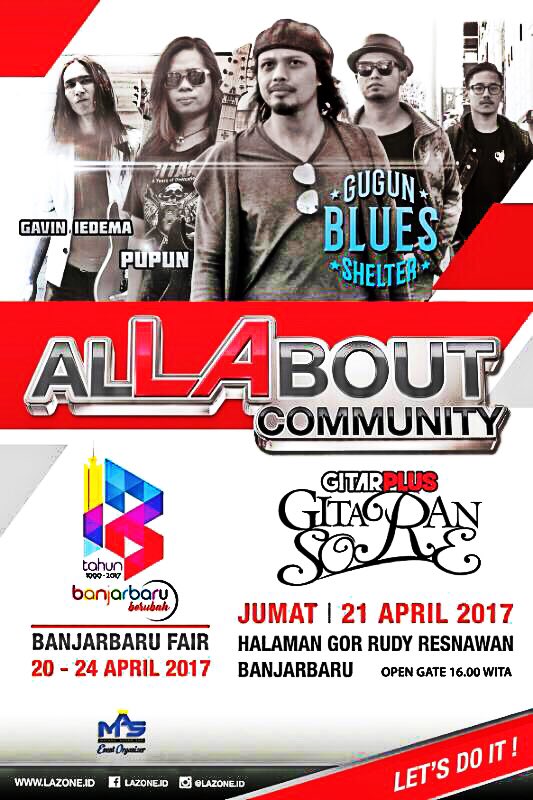 #Today on #Friday21April17 #BANJARBARU #GitaranSore <a href="/GitarPlus/">GitarPlus magazine</a> with <a href="/Pupun_Dudiyawan/">Pupun Kapten Dudiyawan</a> start 14.00wita cc <a href="/Schecter_ID/">Schecter Indonesia</a> <a href="/tiganegeri/">Tiga Negeri Music House</a>
