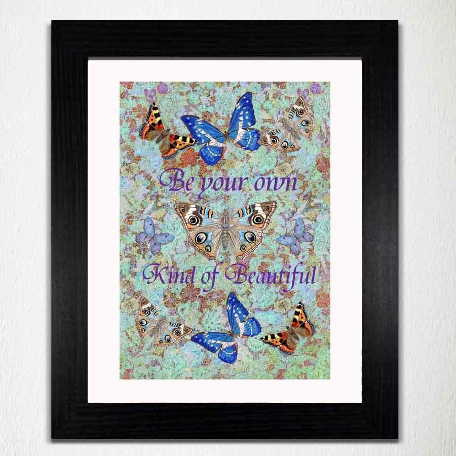 Quote Print Quote Artwork Quote Wall Art Butterfly Quote… tuppu.net/b347f710 #Canvasbutterfly #MindfulnessQuote