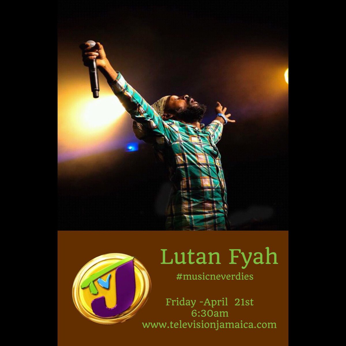 Special guest appearance on @LinkTVJamaica at 6:30am #lutanfyah #TWEETBLAST #rastafari