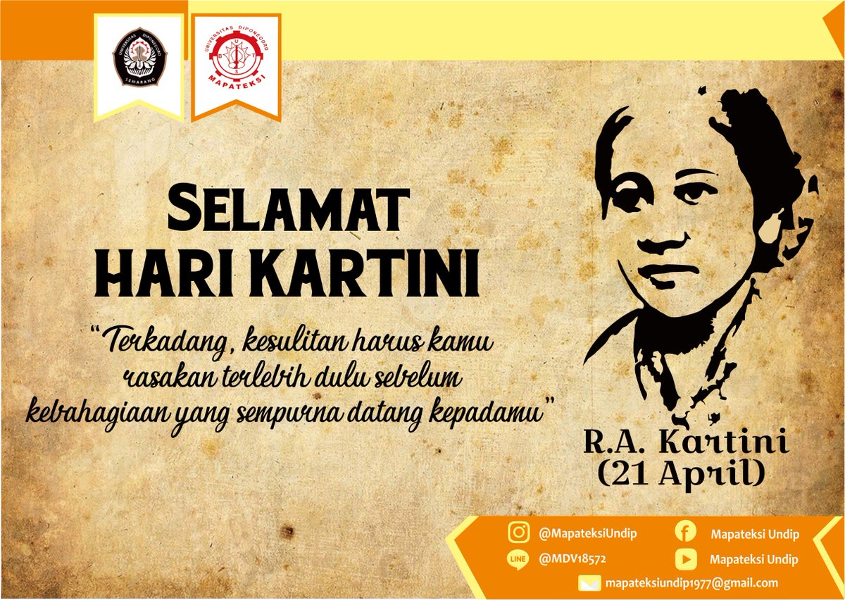 Semoga lahir kartini-kartini baru berbalut keanggunan dan keberanian membawa perubahan yang berarti. Untuk Indonesia.