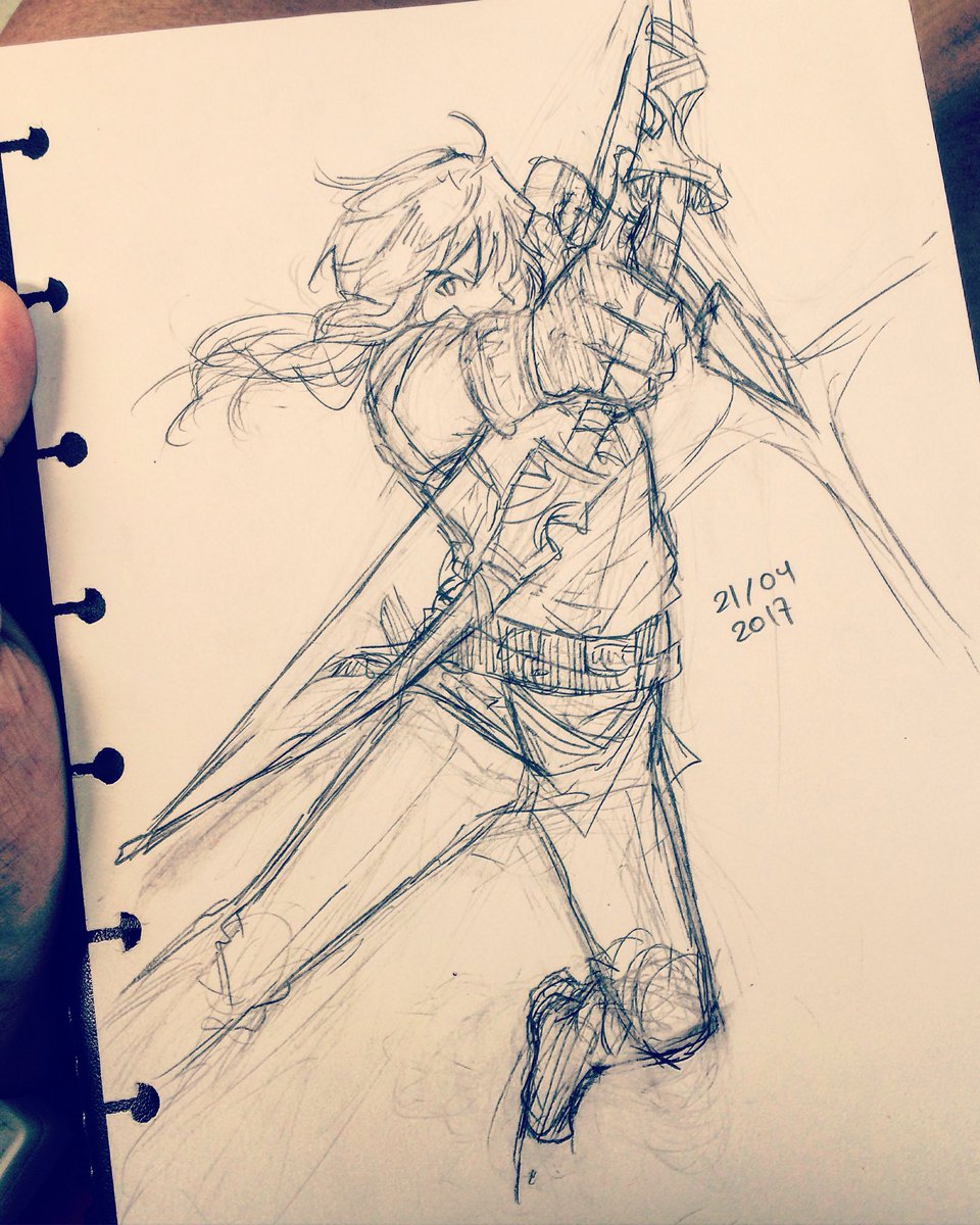 ShiroHunter's tweet photo. School doodle #BreathoftheWild #LegendofZelda https://t.co/ehJ6sL7Leu