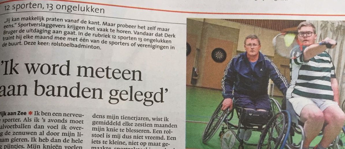 leuk stuk in de krant....Hele bericht lezen? volg deze link: bit.ly/2p25Ftu
