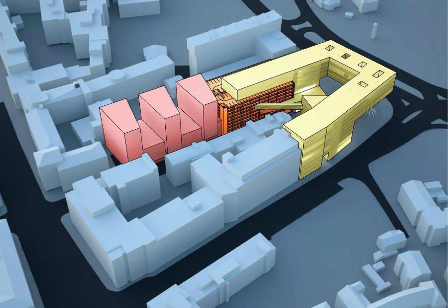 WTCTallinn's tweet photo. The reconstruction plan of WTC Tallinn foresees the rebuilding of half of the total office space https://t.co/QivwEylTyW https://t.co/z9OhM7irYw