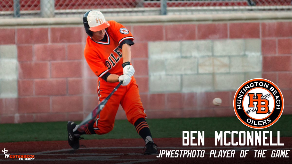 JPWestMedia's tweet photo. HB is headed to the Championship Game tomorrow night at 6pm at J Serra. Congrats to @benmccc on getting the JPWestPhoto Player of the Game. https://t.co/eABOeAvuEK