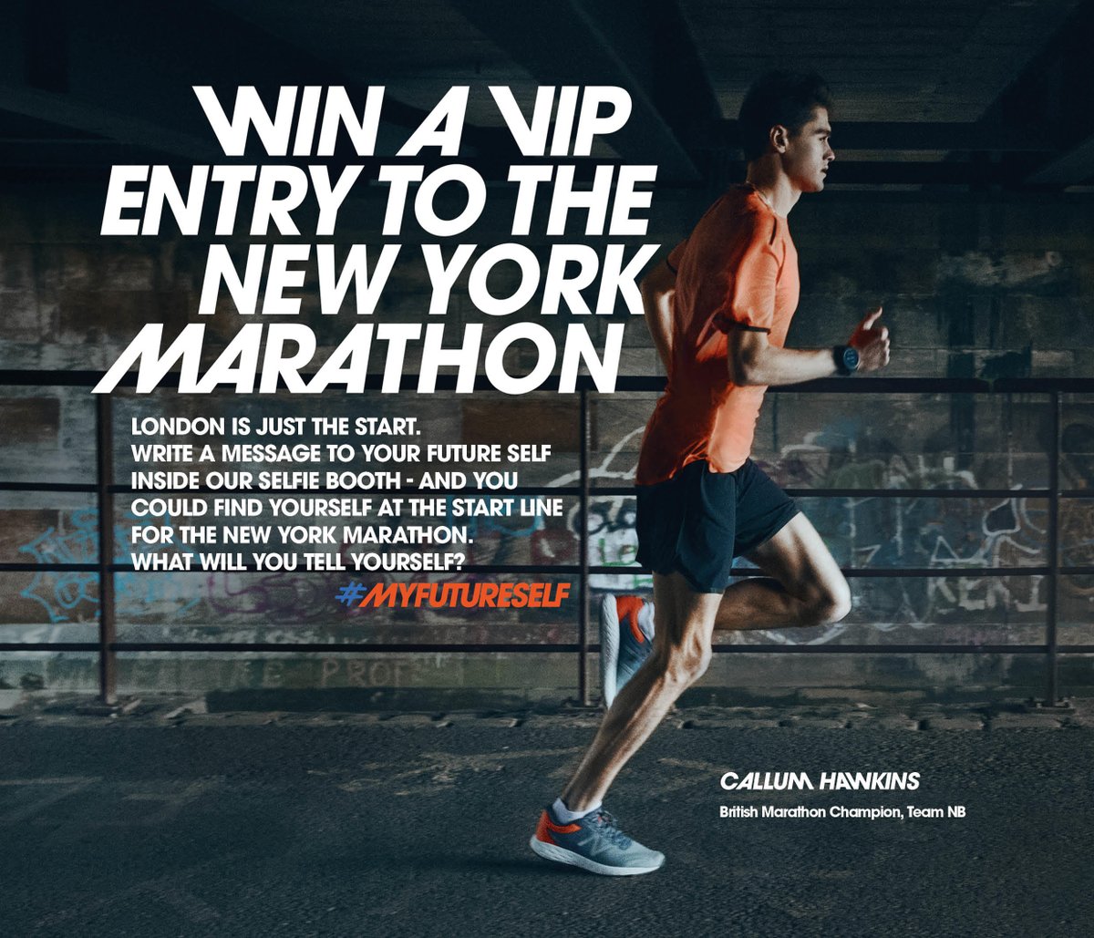 "If it hurts, you’re doing it right. So keep going" - #TeamNB's British Marathon Champion <a href="/callhawk/">Callum Hawkins</a>.  #MyFutureSelf
