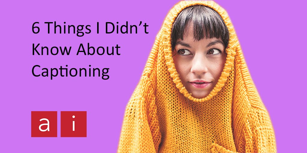 accessinclusion's tweet image. 6 things you may not know about #captioning. goo.gl/XBq59A #CaptionsMatter